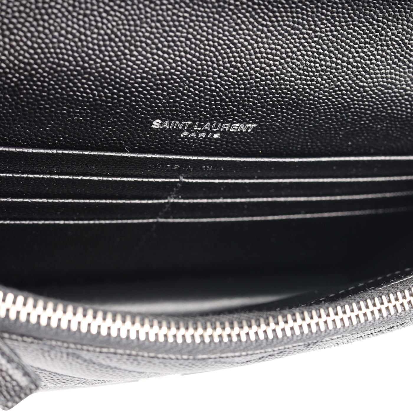 Saint Laurent Envelope Chain Wallet - Black