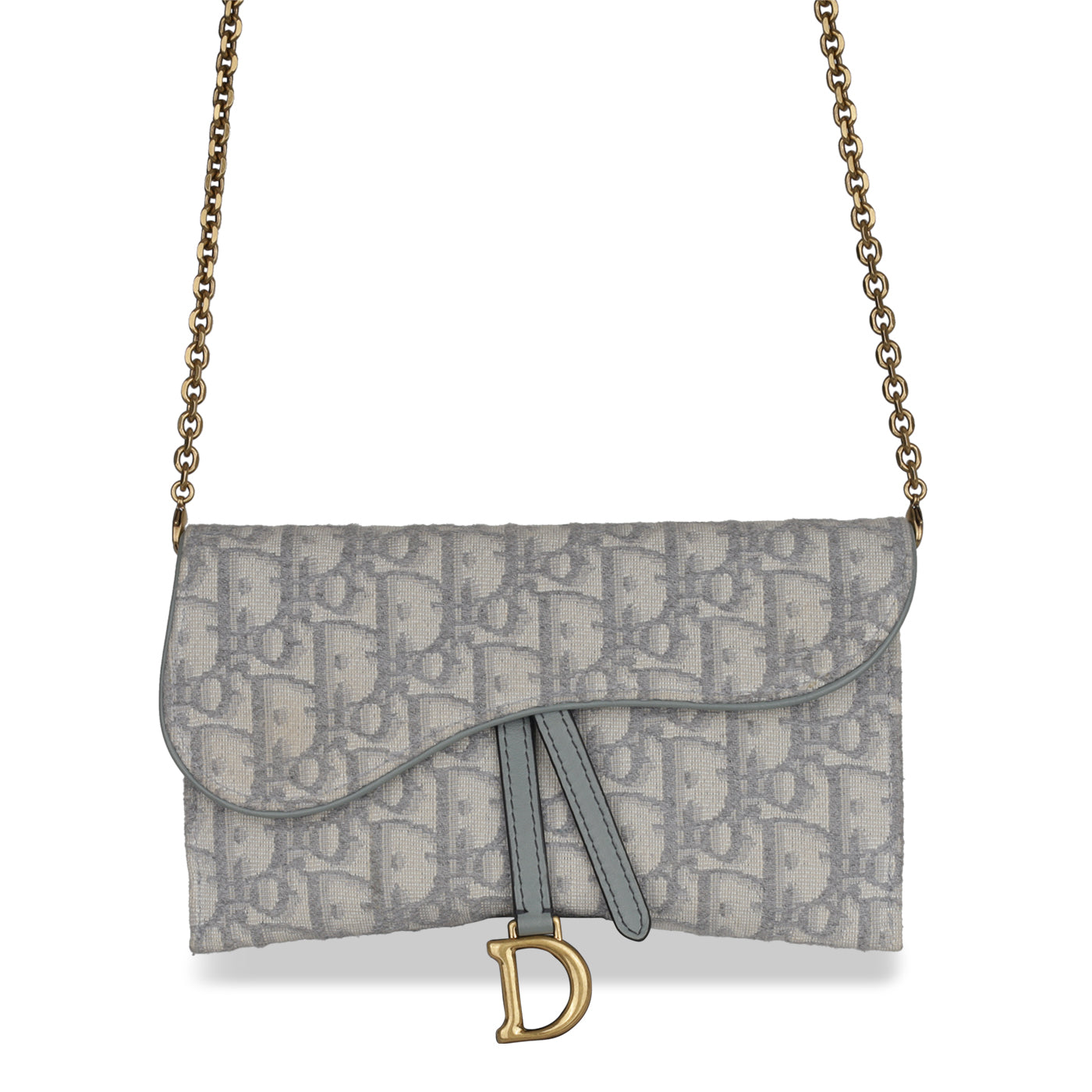 Christian Dior Saddle Wallet On Chain