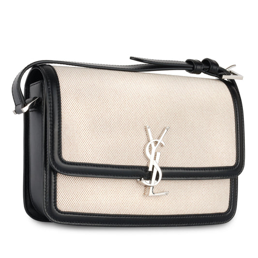 Saint Laurent Solferino Canvas Bag