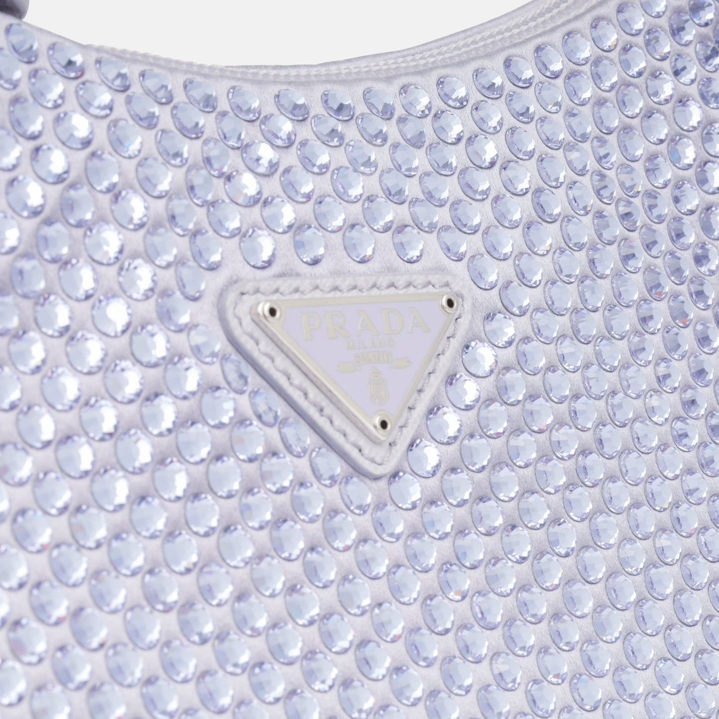Prada Satin Mini Bag with Crystals