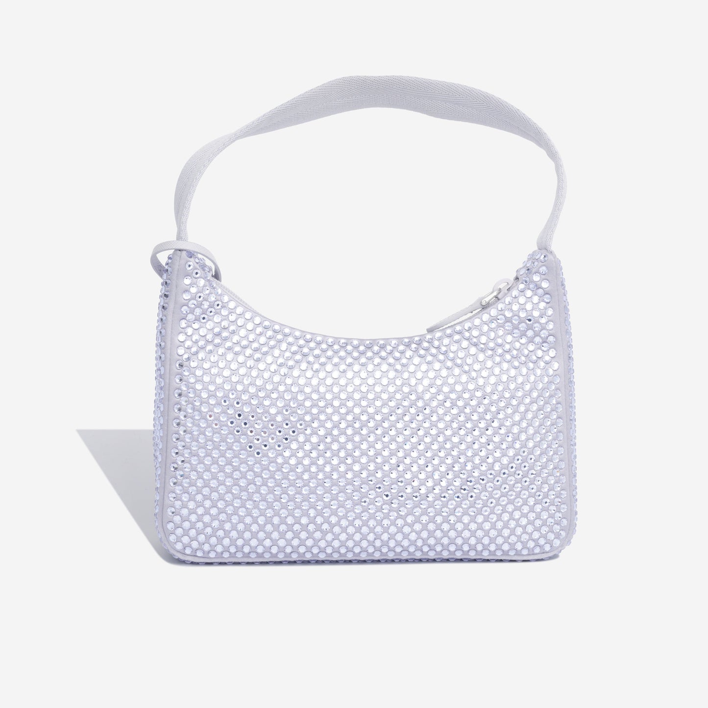 Prada Satin Mini Bag with Crystals