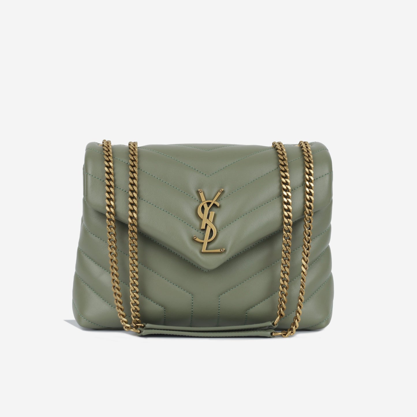 Saint Laurent Small Lou Lou - Sage
