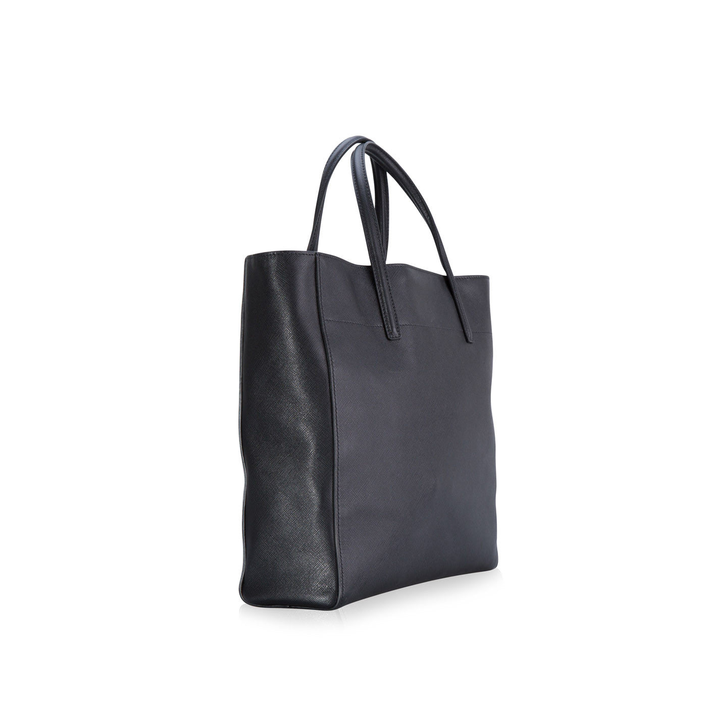 Prada 2 Way Saffiano Vernice Briefcase