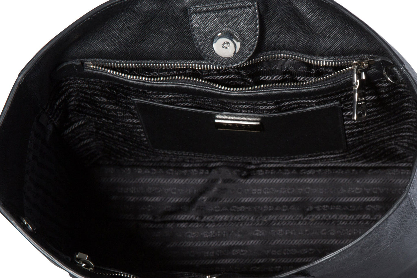 Prada 2 Way Saffiano Vernice Briefcase