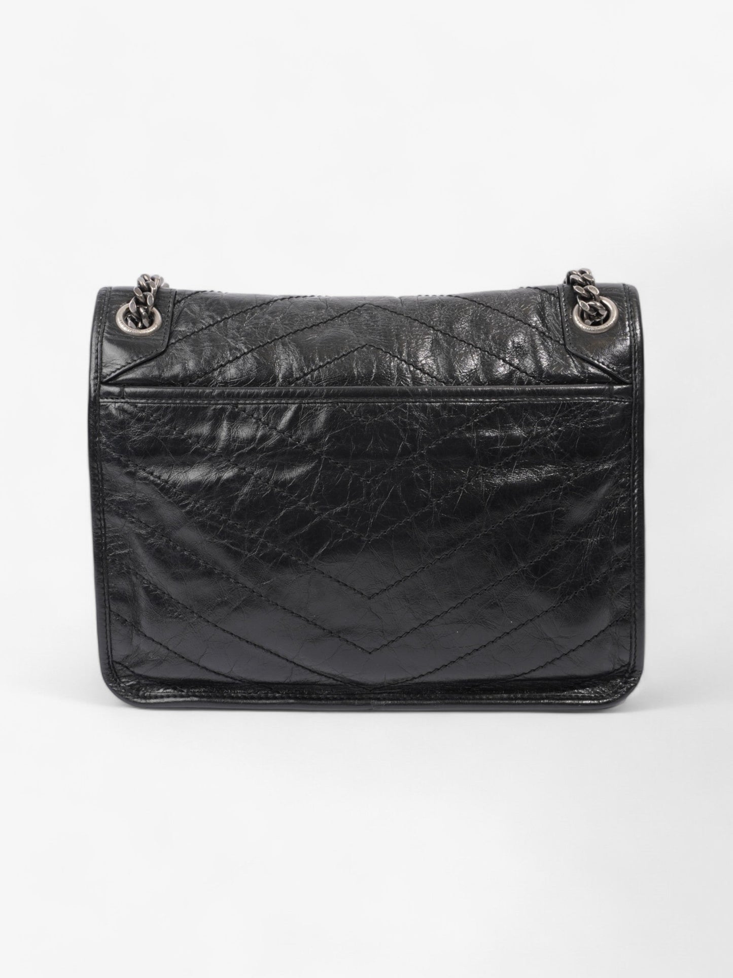 Saint Laurent Niki Black Leather Medium
