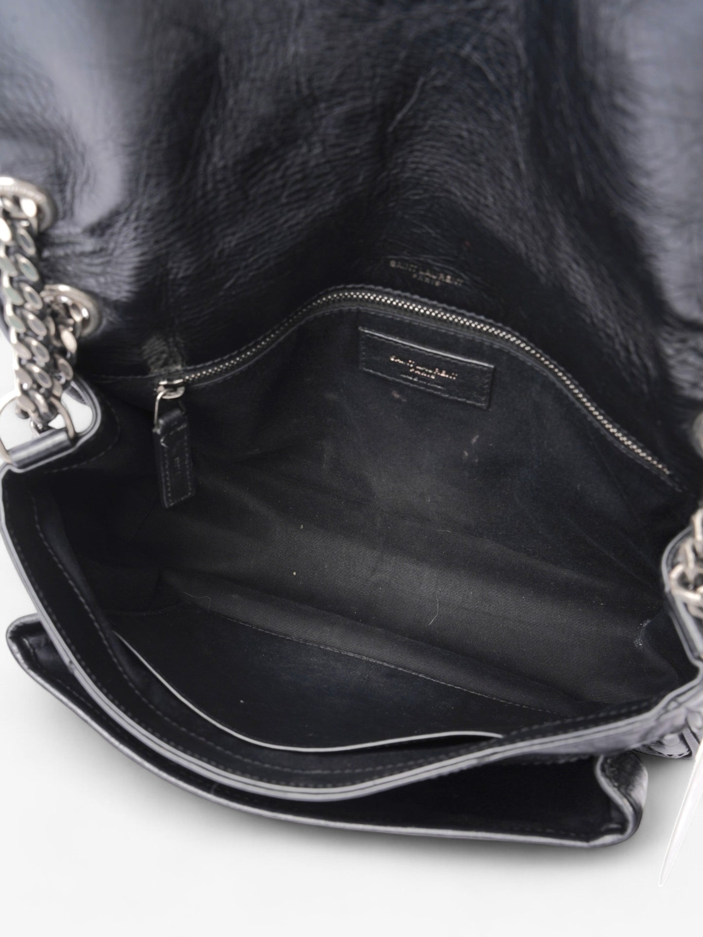 Saint Laurent Niki Black Leather Medium