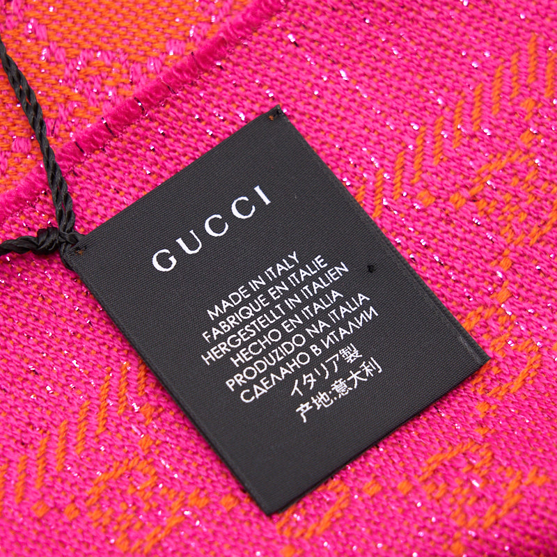 Gucci Shawl Hot Pink/ Orange 48x180cm