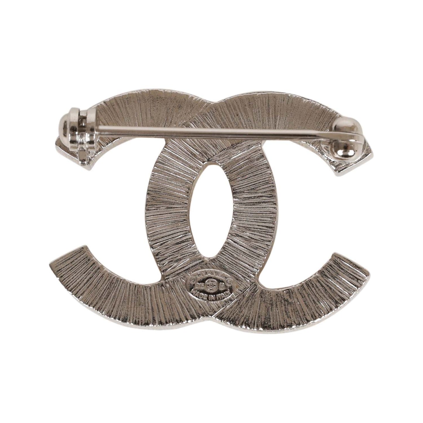 Chanel Crystal CC Brooch