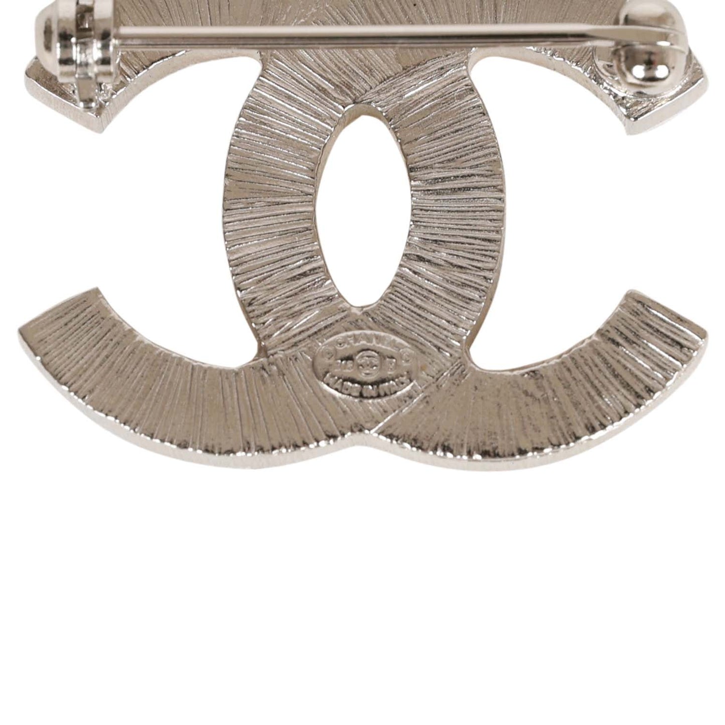 Chanel Crystal CC Brooch