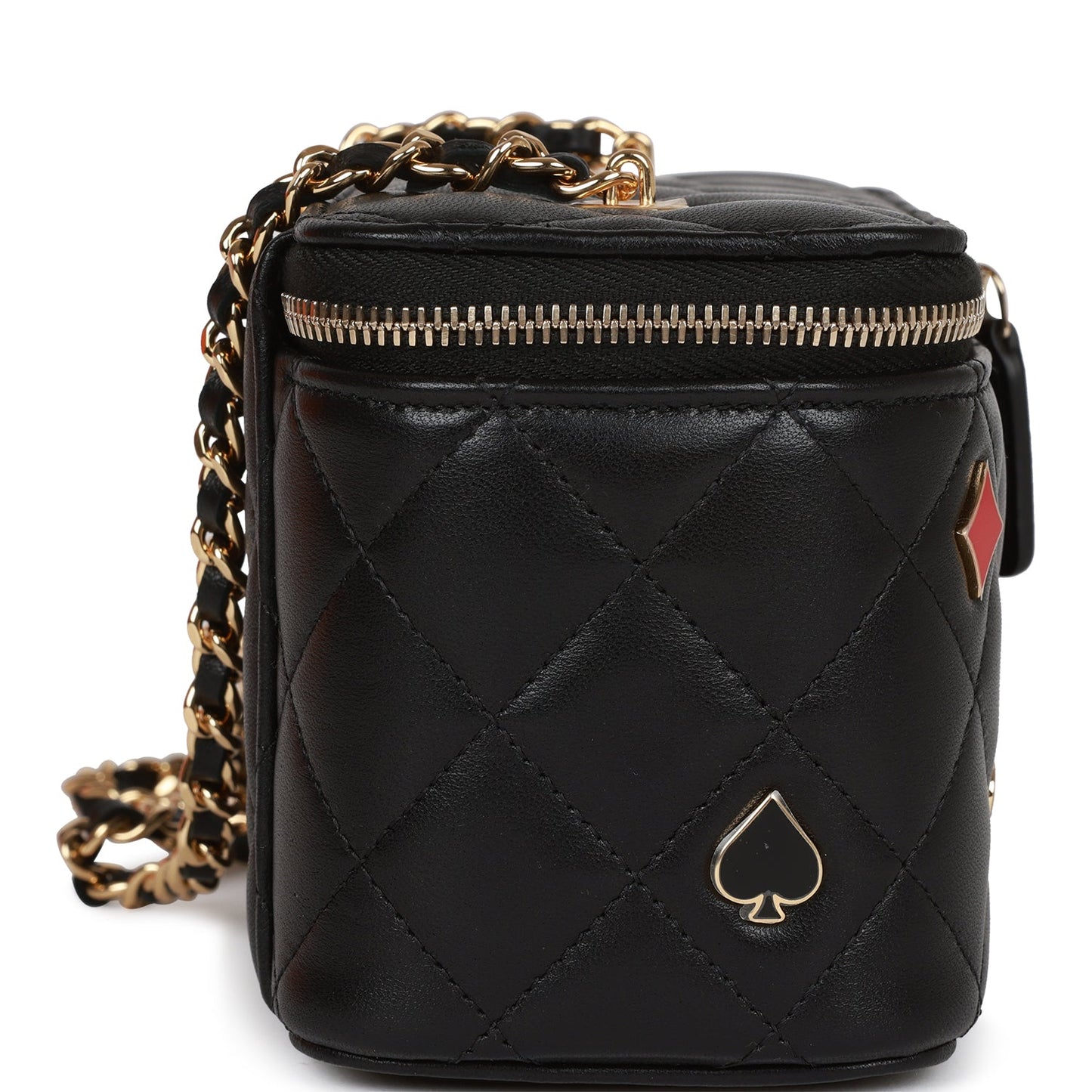Chanel Monte Carlo Small Vanity Case Black Quilted Lambskin Gold Hardware