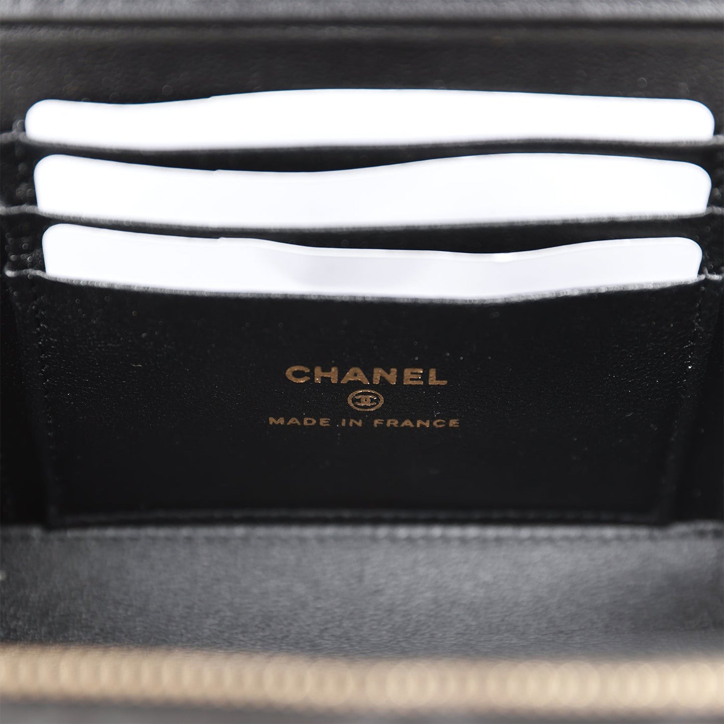 Chanel Monte Carlo Small Vanity Case Black Quilted Lambskin Gold Hardware