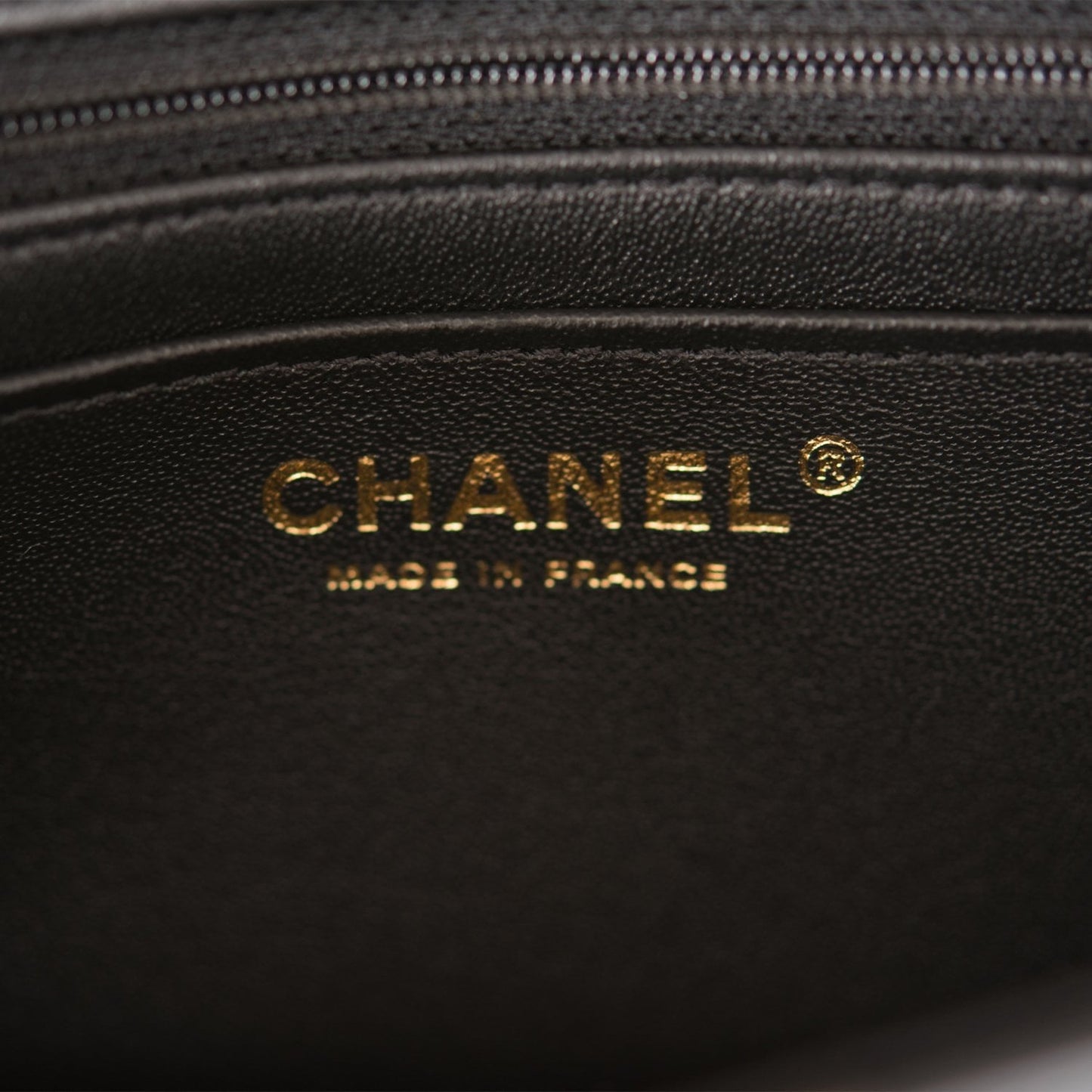 Chanel Mini Rectangular Flap Bag Black and Gold Aged Calfskin Antique Gold Hardware