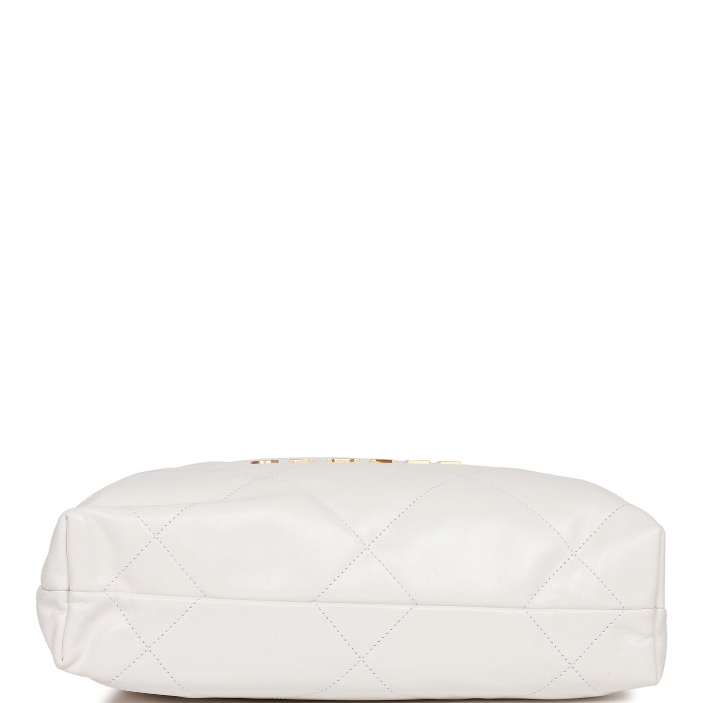 Chanel Small 22 Bag White Calfskin Gold Hardware
