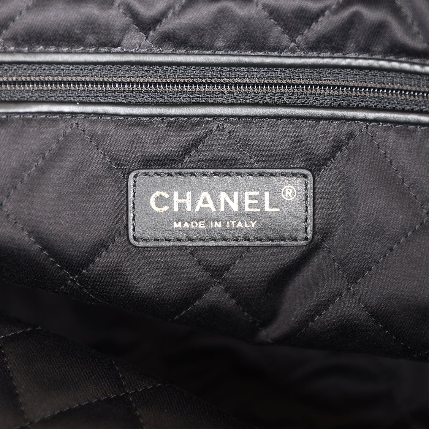 Chanel Small 22 Bag Black Lambskin Antique Gold Hardware