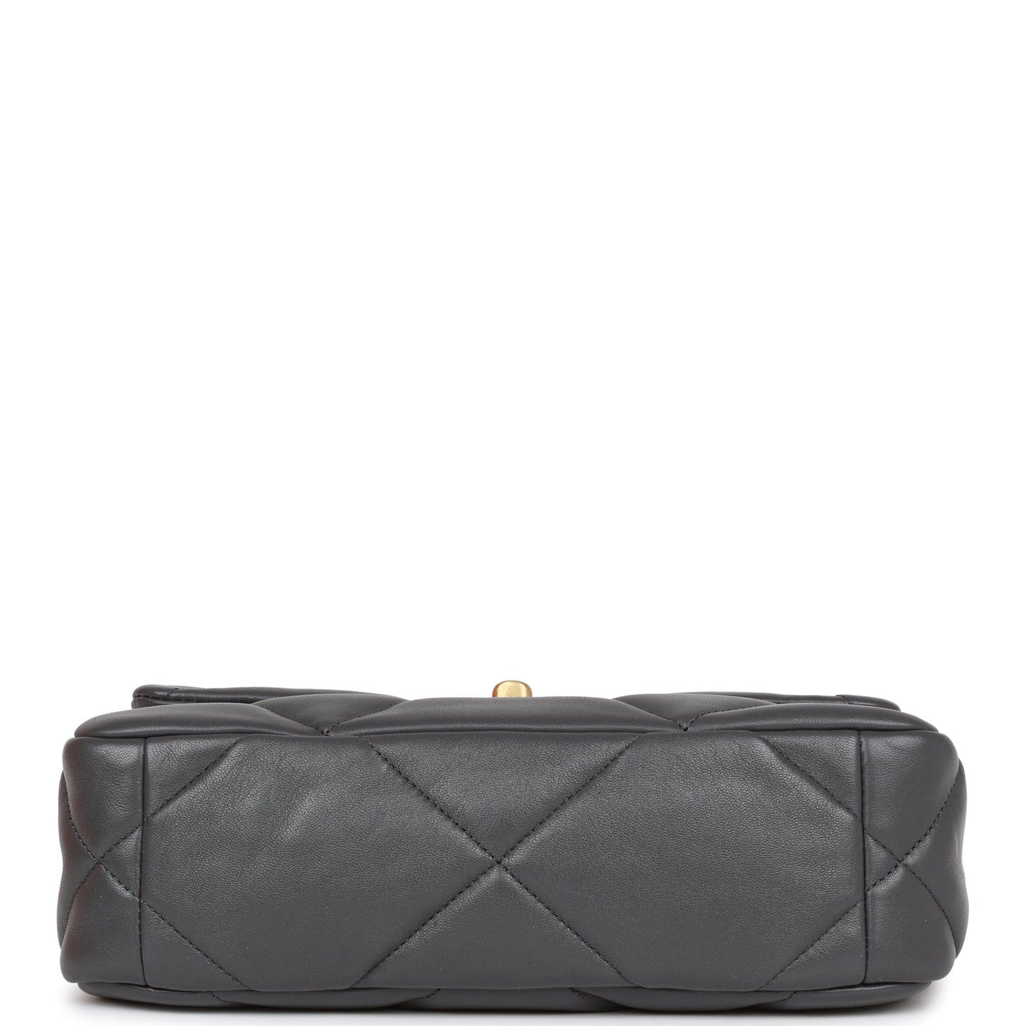 Chanel Medium 19 Flap Bag Grey Calfskin Mixed Hardware