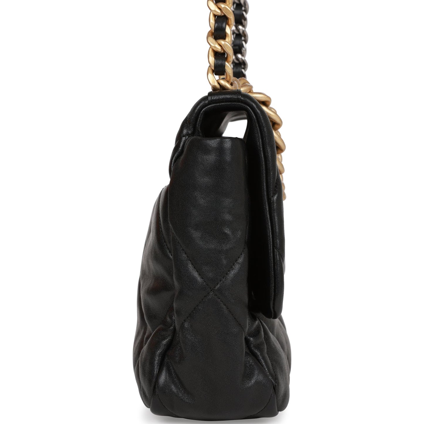 Chanel Large 19 Flap Bag Black Lambskin Mixed Hardware