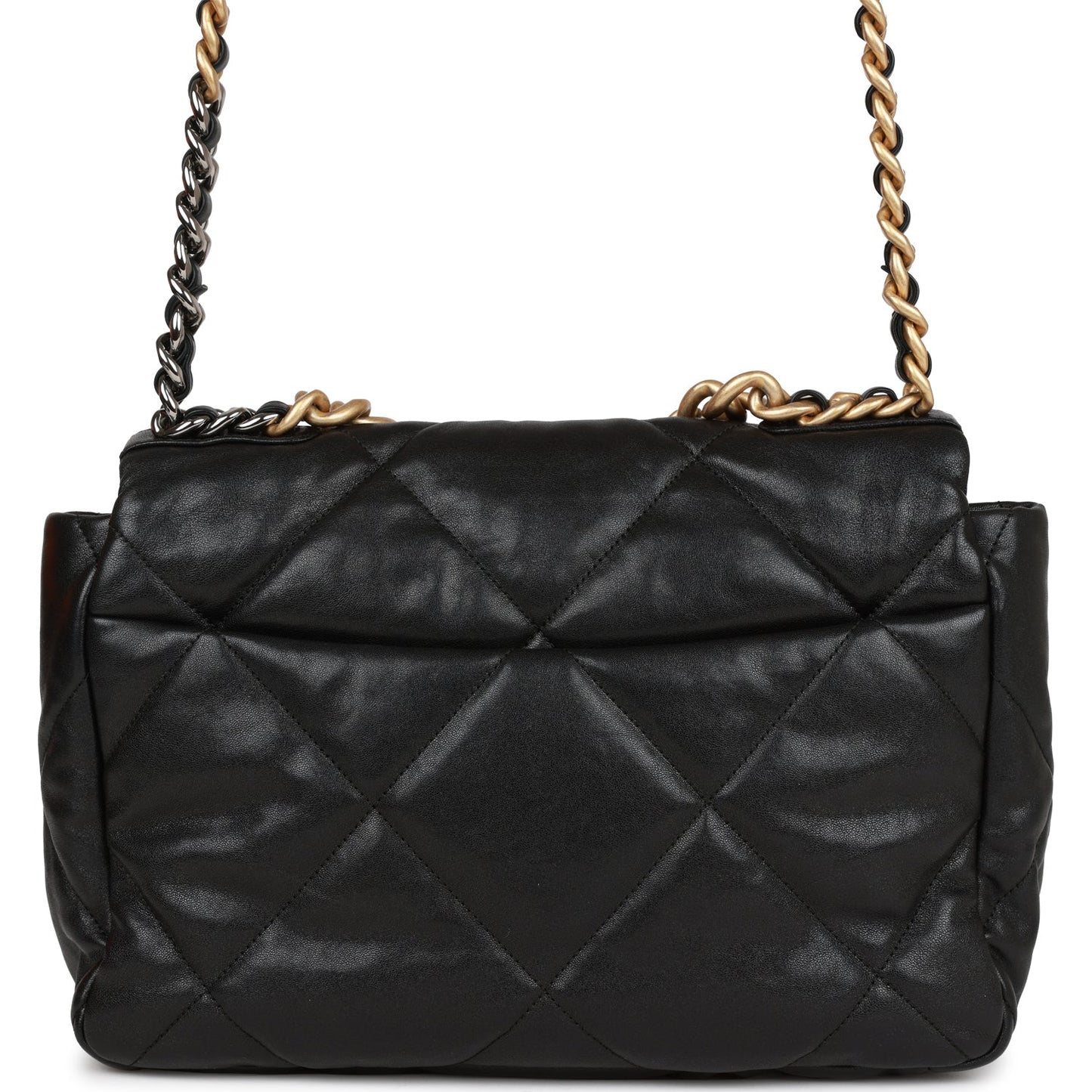 Chanel Large 19 Flap Bag Black Lambskin Mixed Hardware