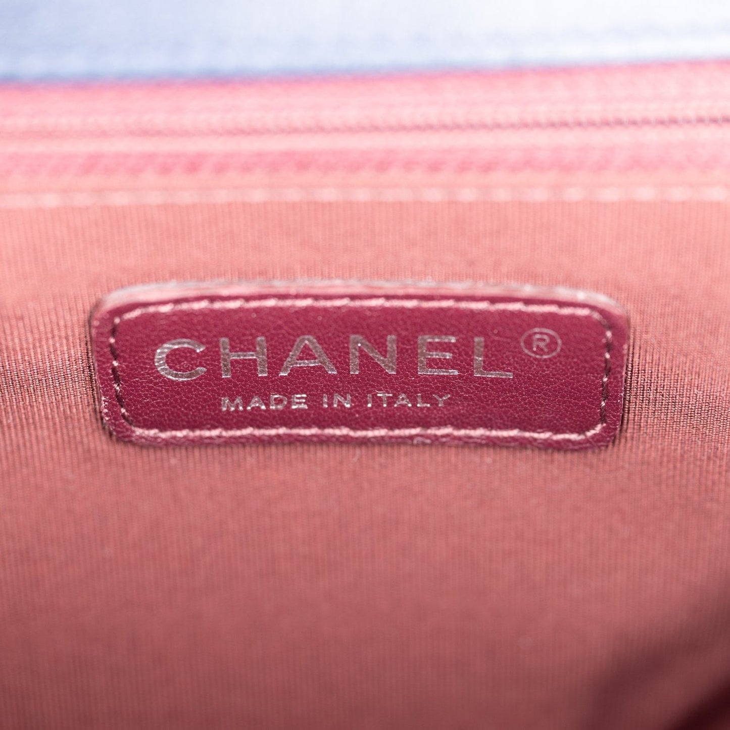 Chanel Large Boy Bag Blue Velvet Ruthenium Hardware