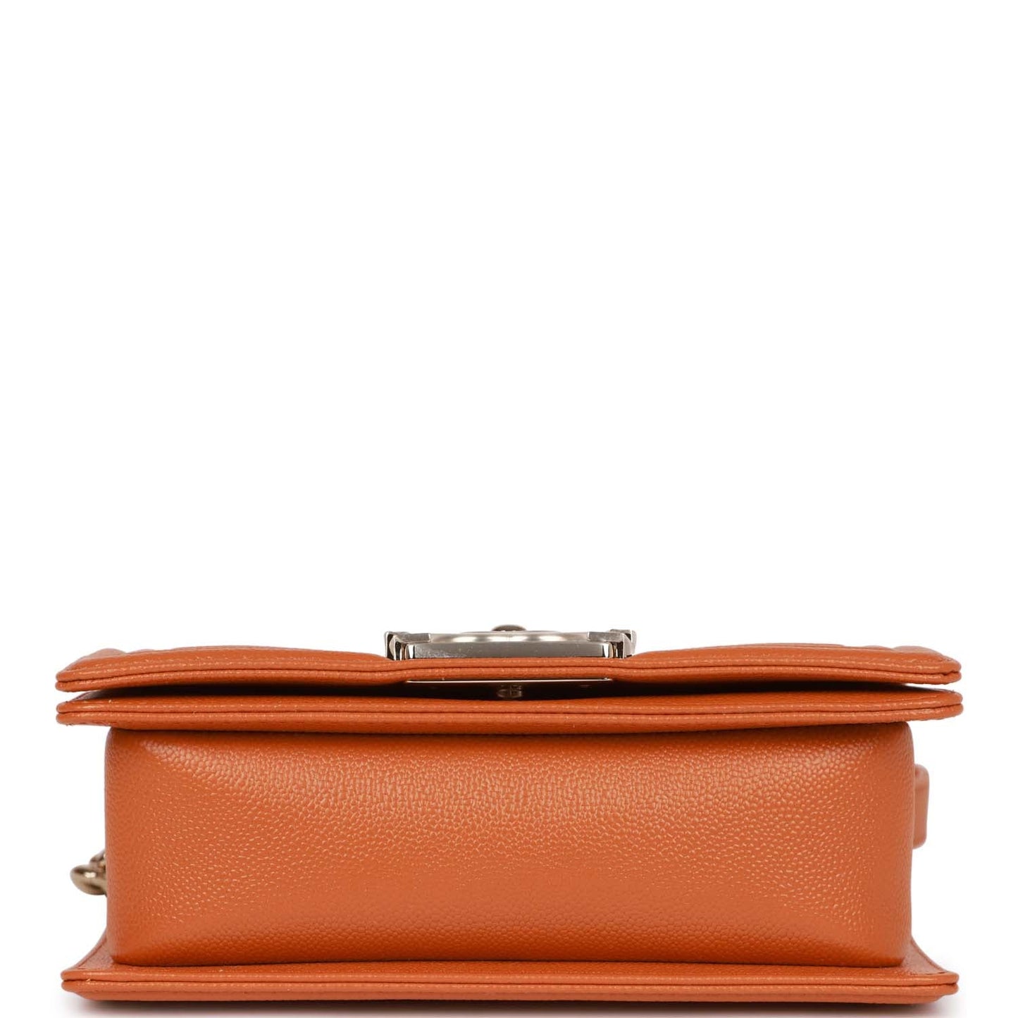 Chanel Small Boy Bag Caramel Caviar Light Gold Hardware