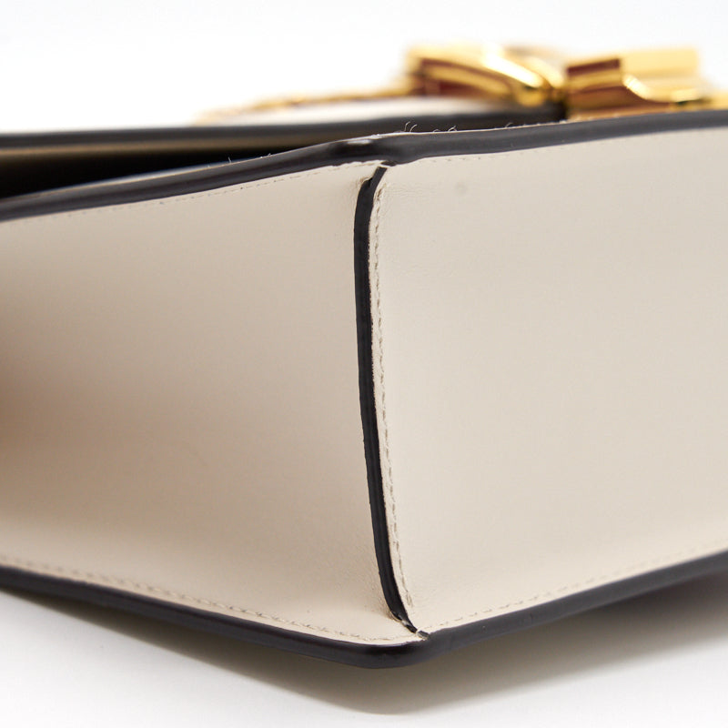 Gucci Sylvie Medium White with Extra Long Strap