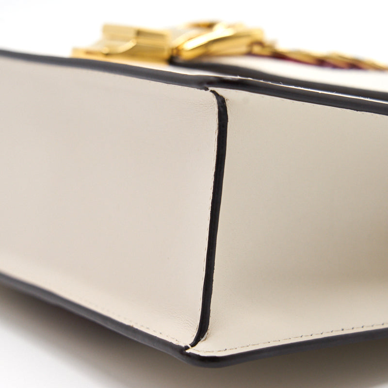 Gucci Sylvie Medium White with Extra Long Strap
