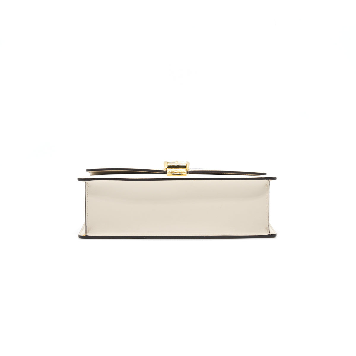 Gucci Sylvie Small Shoulder Bag White (Leather Strap Missing)