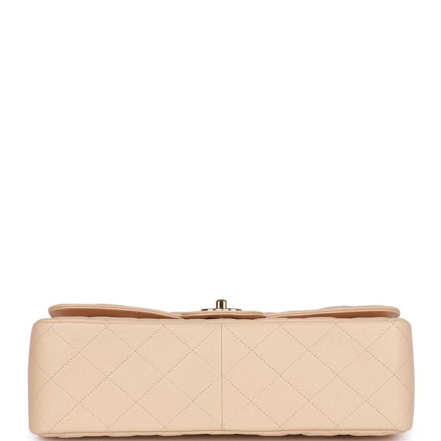 Chanel Jumbo Classic Double Flap Bag Beige Clair Caviar Gold Hardware
