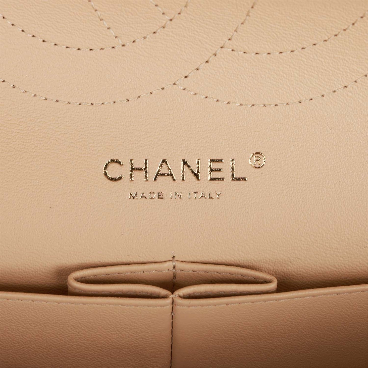 Chanel Jumbo Classic Double Flap Bag Beige Clair Caviar Gold Hardware