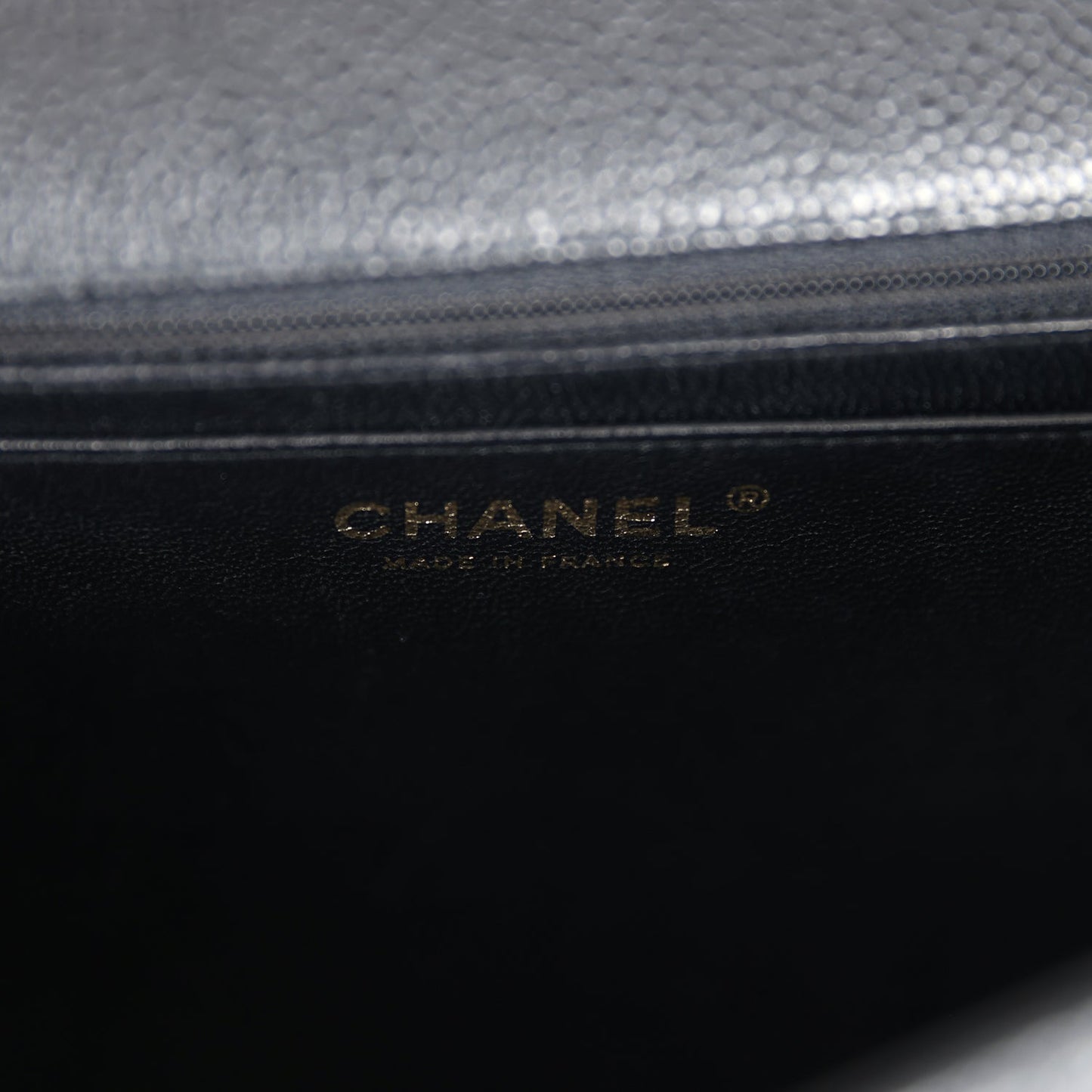 Chanel Jumbo Classic Single Flap Bag Black Caviar Gold Hardware