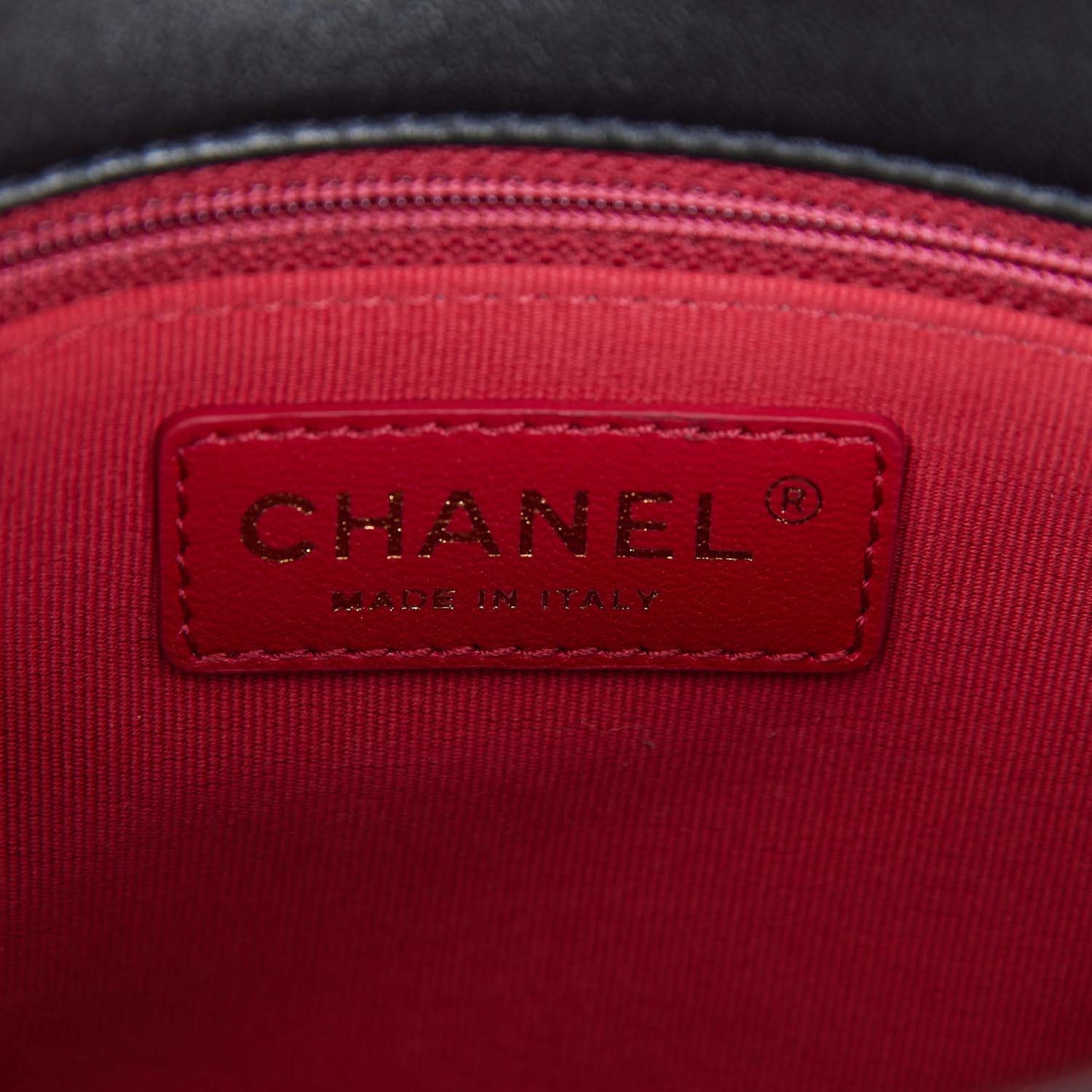 Chanel Mini My Perfect Flap Bag Black Lambskin Antique Gold Hardware