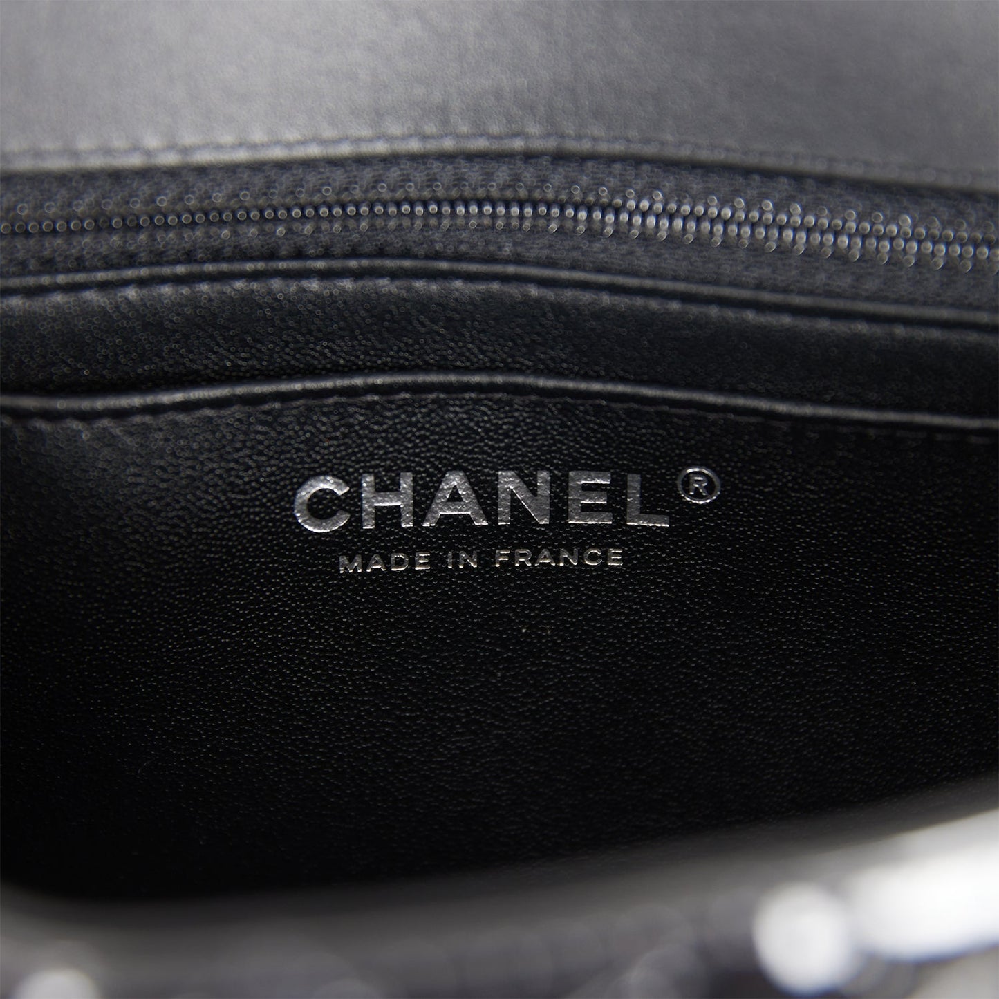 Chanel Mini Rectangular Flap Bag SO Black Patent Black Hardware