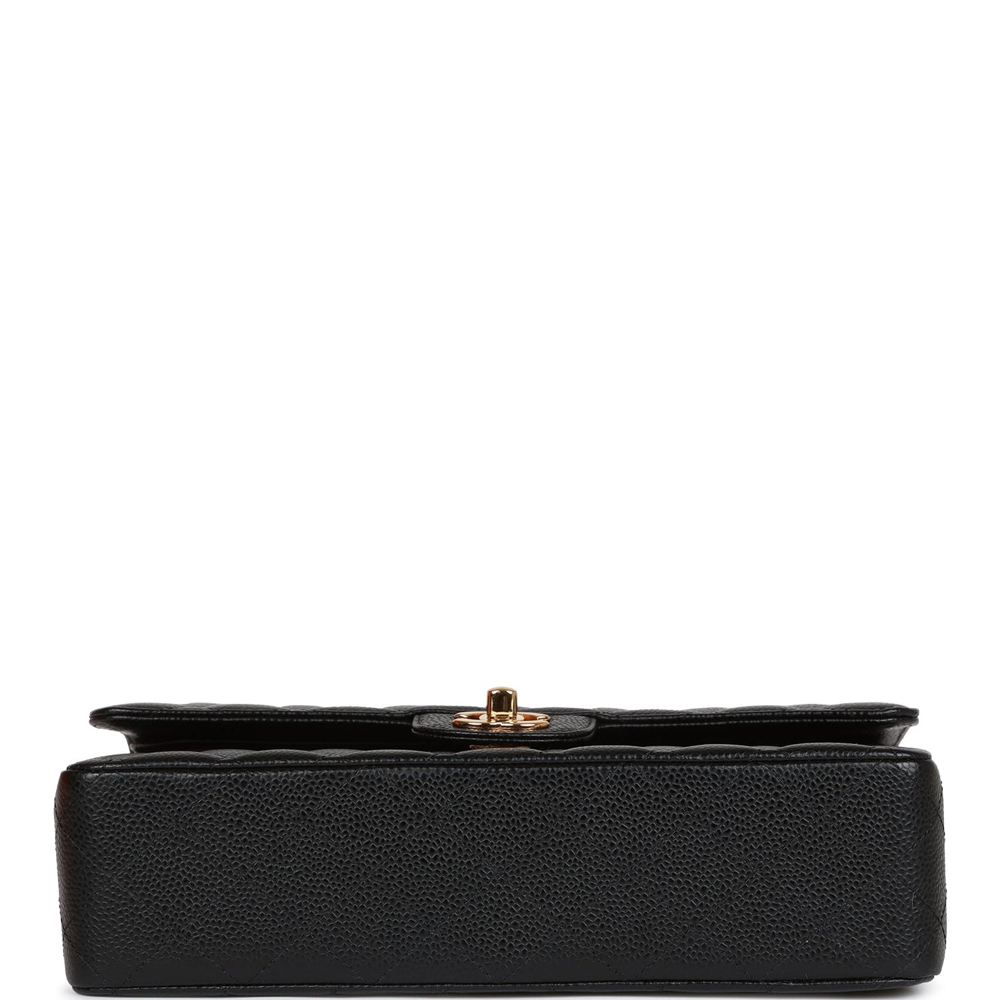 Chanel Medium Classic Double Flap Bag Black Caviar Gold Hardware