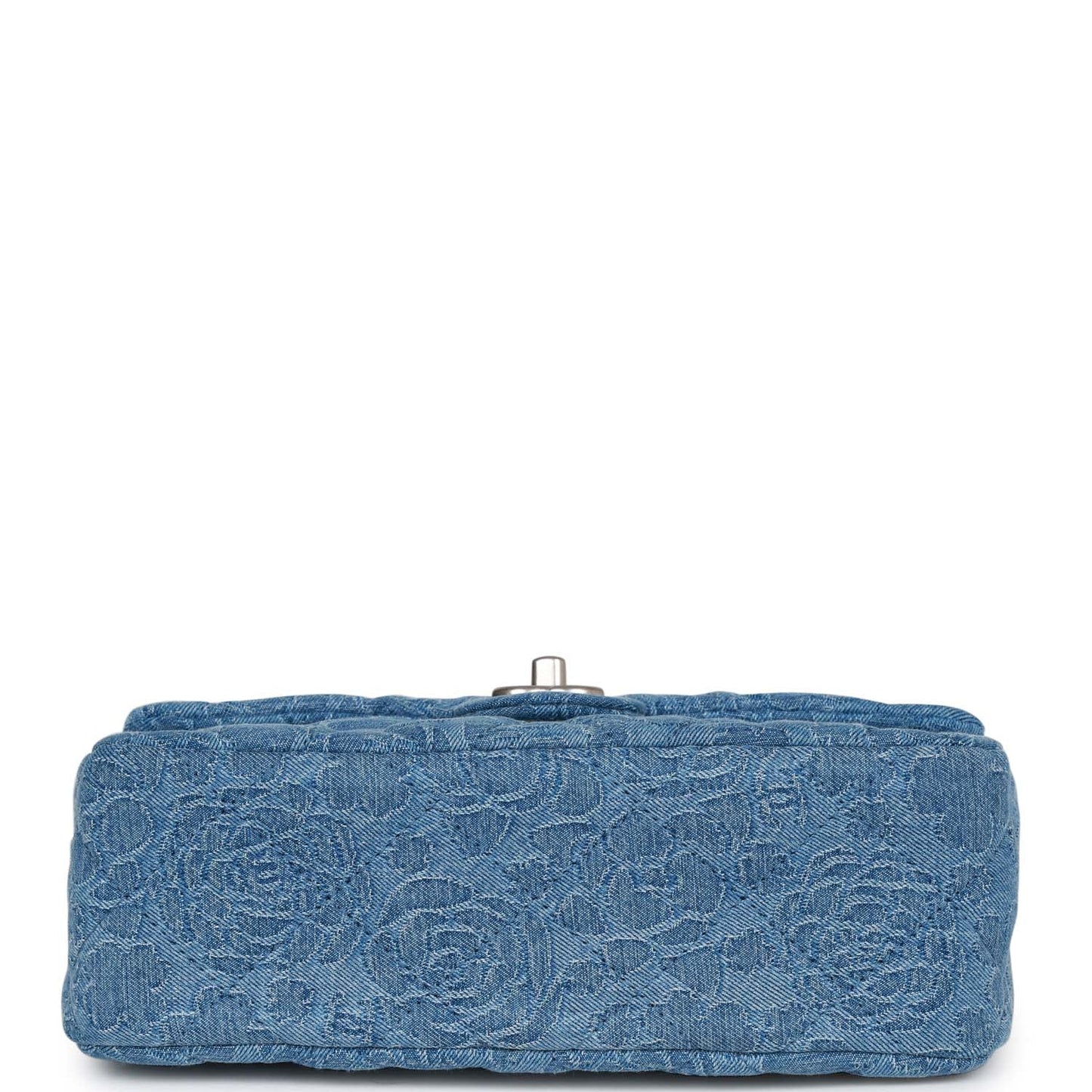 Chanel Medium Sweetheart Crush Flap Bag Denim Brocade Aged Silver Hardware