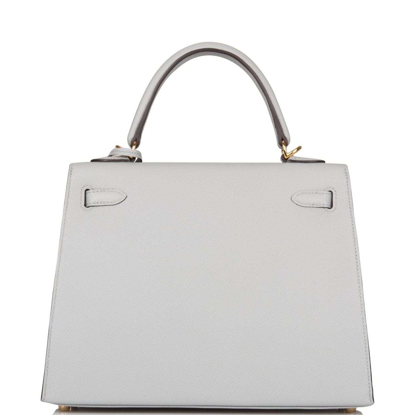 Hermes Kelly 25 Sellier Bleu Glacier Epsom Gold Hardware