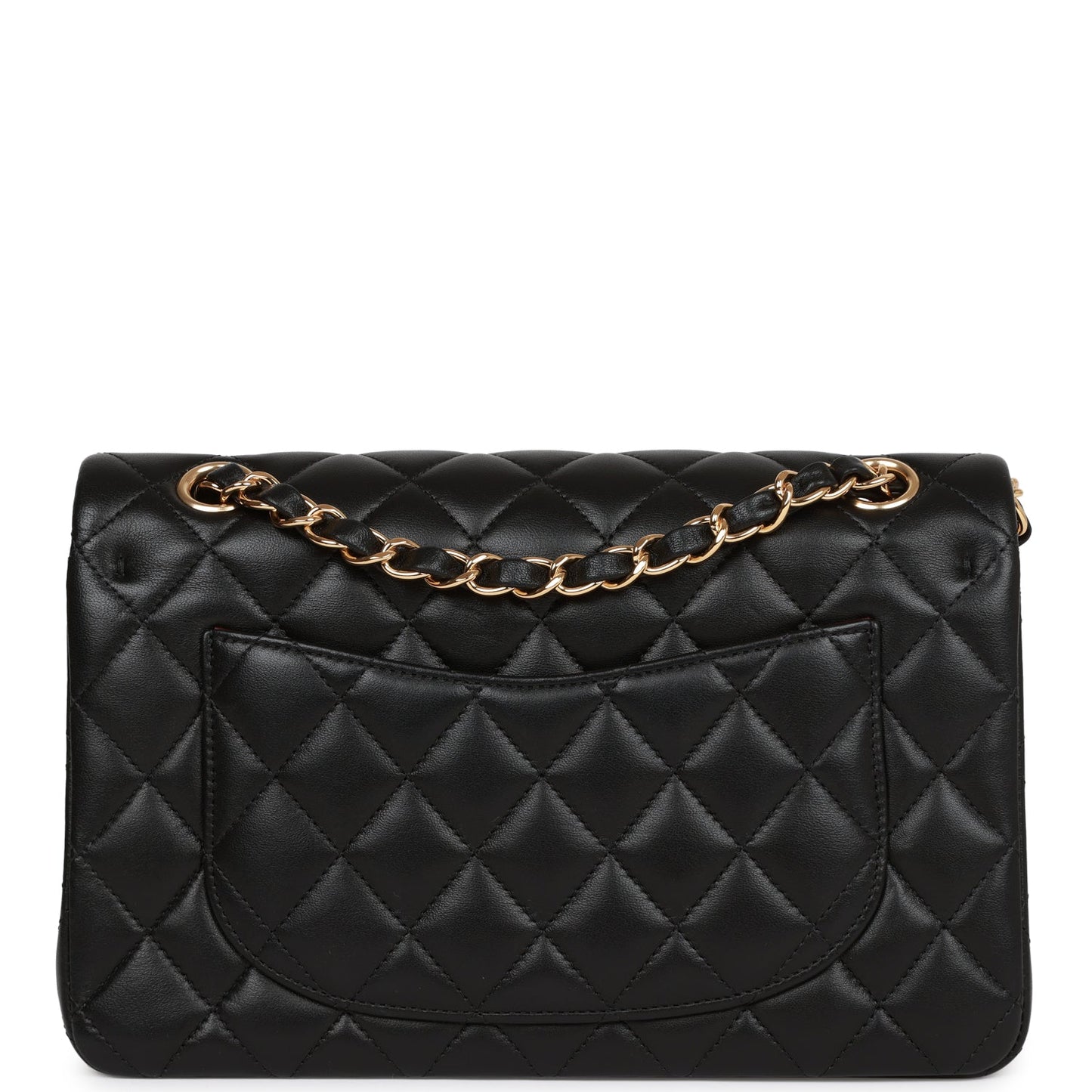 Chanel Small Classic Double Flap Bag Black Lambskin Gold Hardware