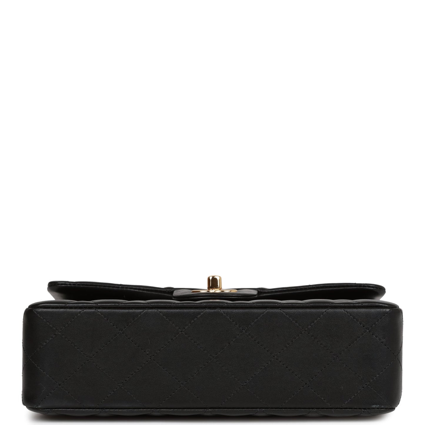 Chanel Small Classic Double Flap Bag Black Lambskin Gold Hardware