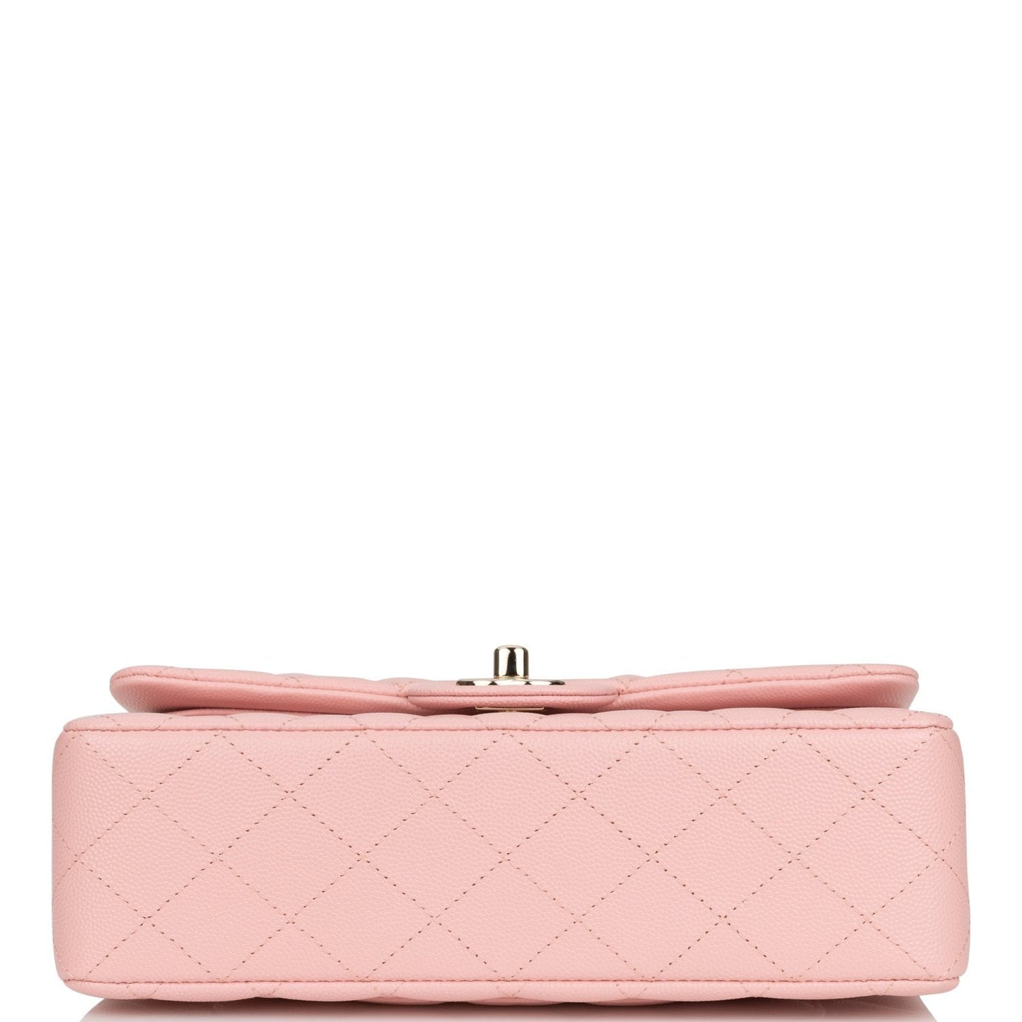 Chanel Small Classic Double Flap Pink Caviar Light Gold Hardware