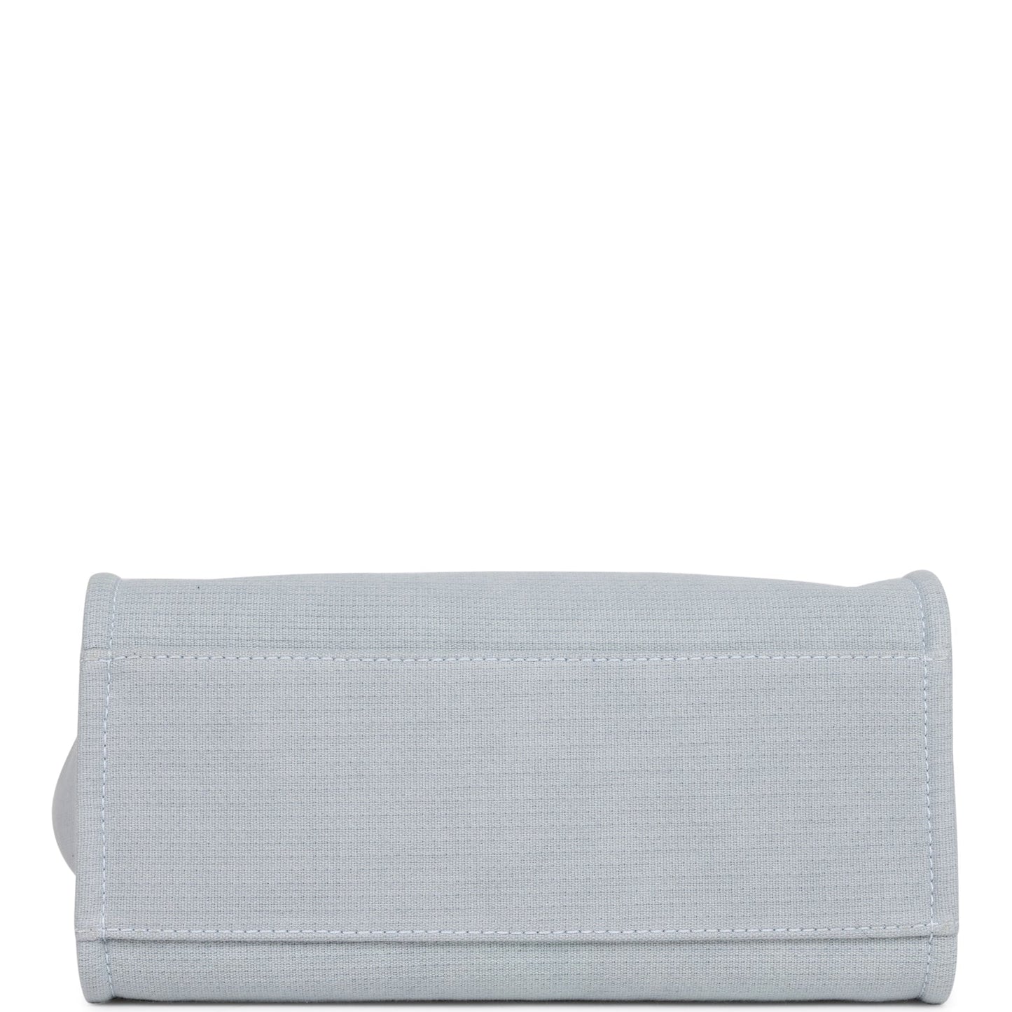 Chanel Small Deauville Shopping Tote Blue Boucle Silver Hardware