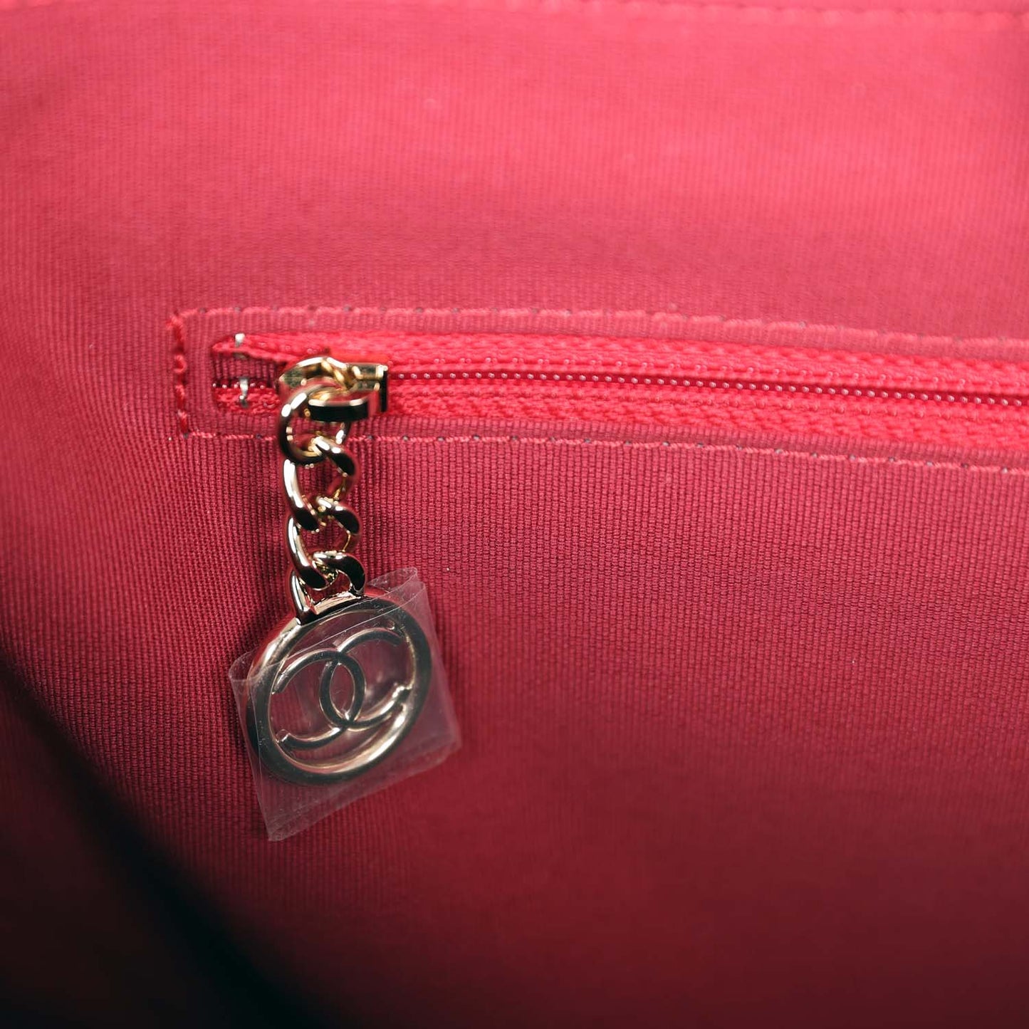 Chanel Medium Deauville Shopping Tote Grey and Pink Tropical Floral Velvet Light Gold Hardware