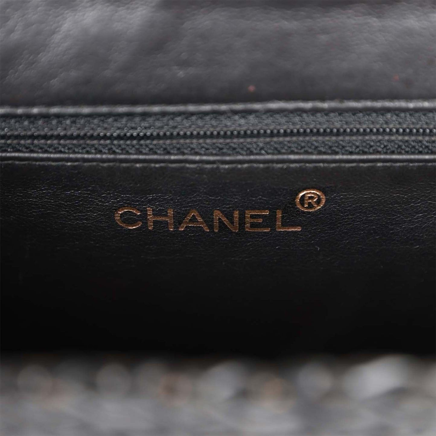 Chanel Vintage Wicker Picnic Basket Bag Black Gold Hardware