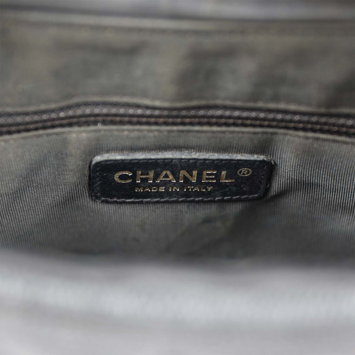 Chanel Vintage Timeless CC Shoulder Bag Black Caviar Gold Hardware