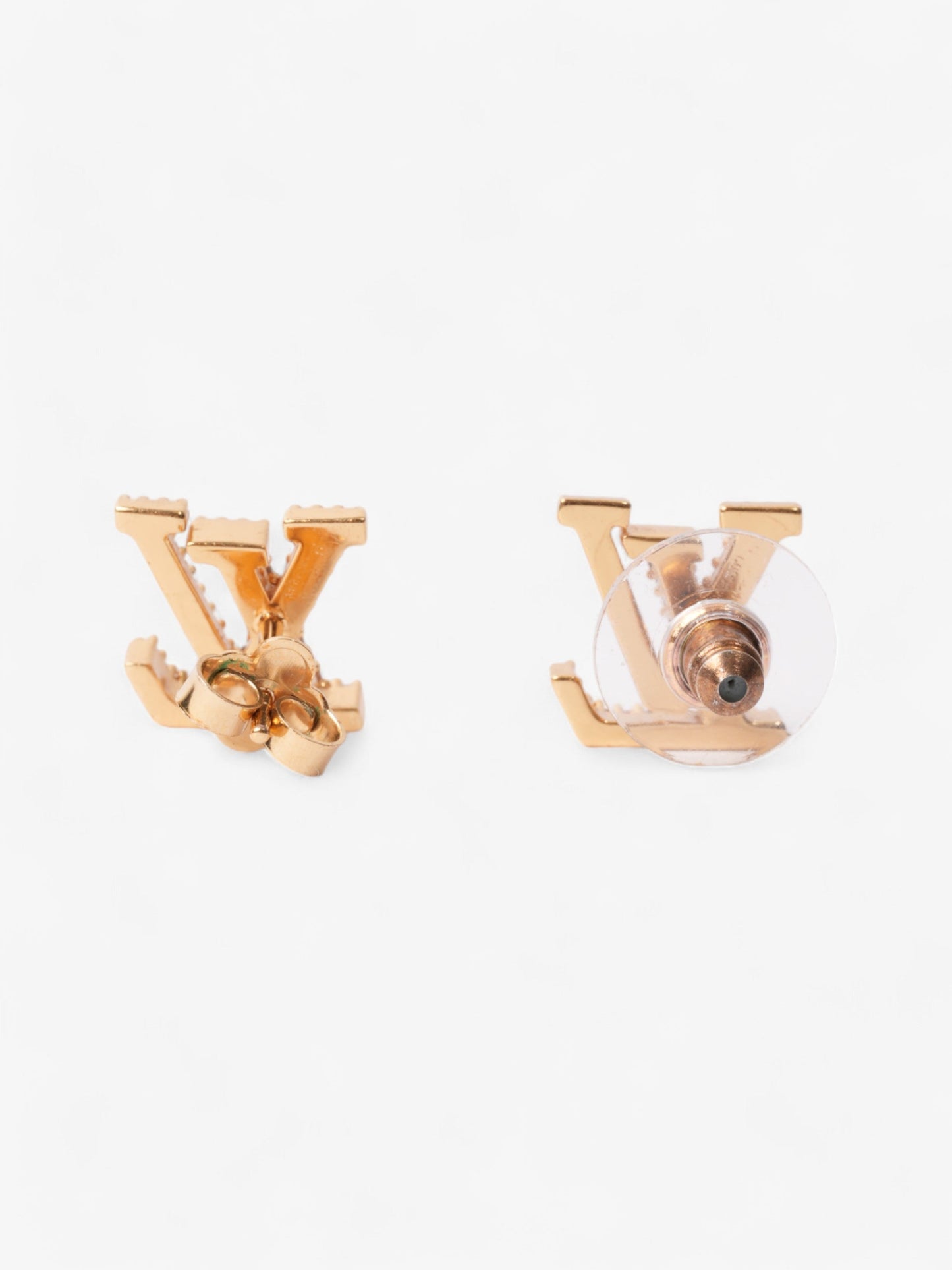 Louis Vuitton Iconic Earrings Gold Base Metal