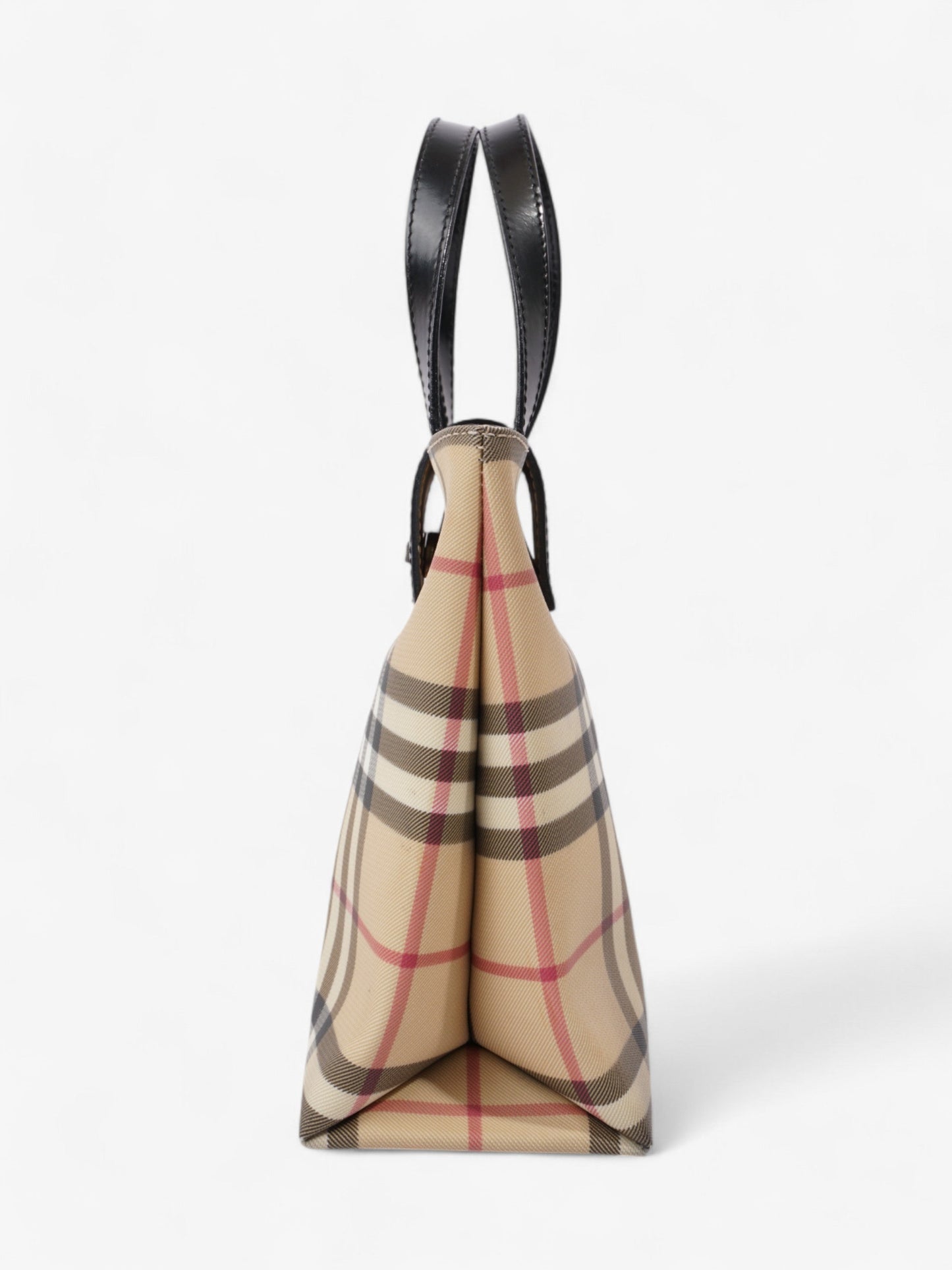 Burberry Check Tote Nova Check / Black Canvas