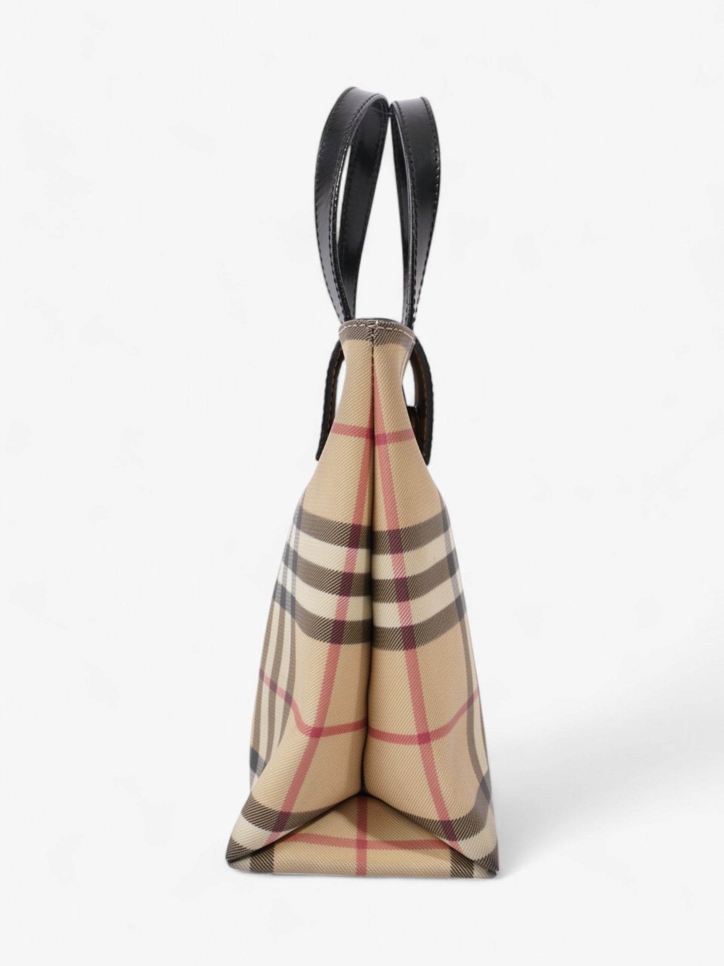 Burberry Check Tote Nova Check / Black Canvas