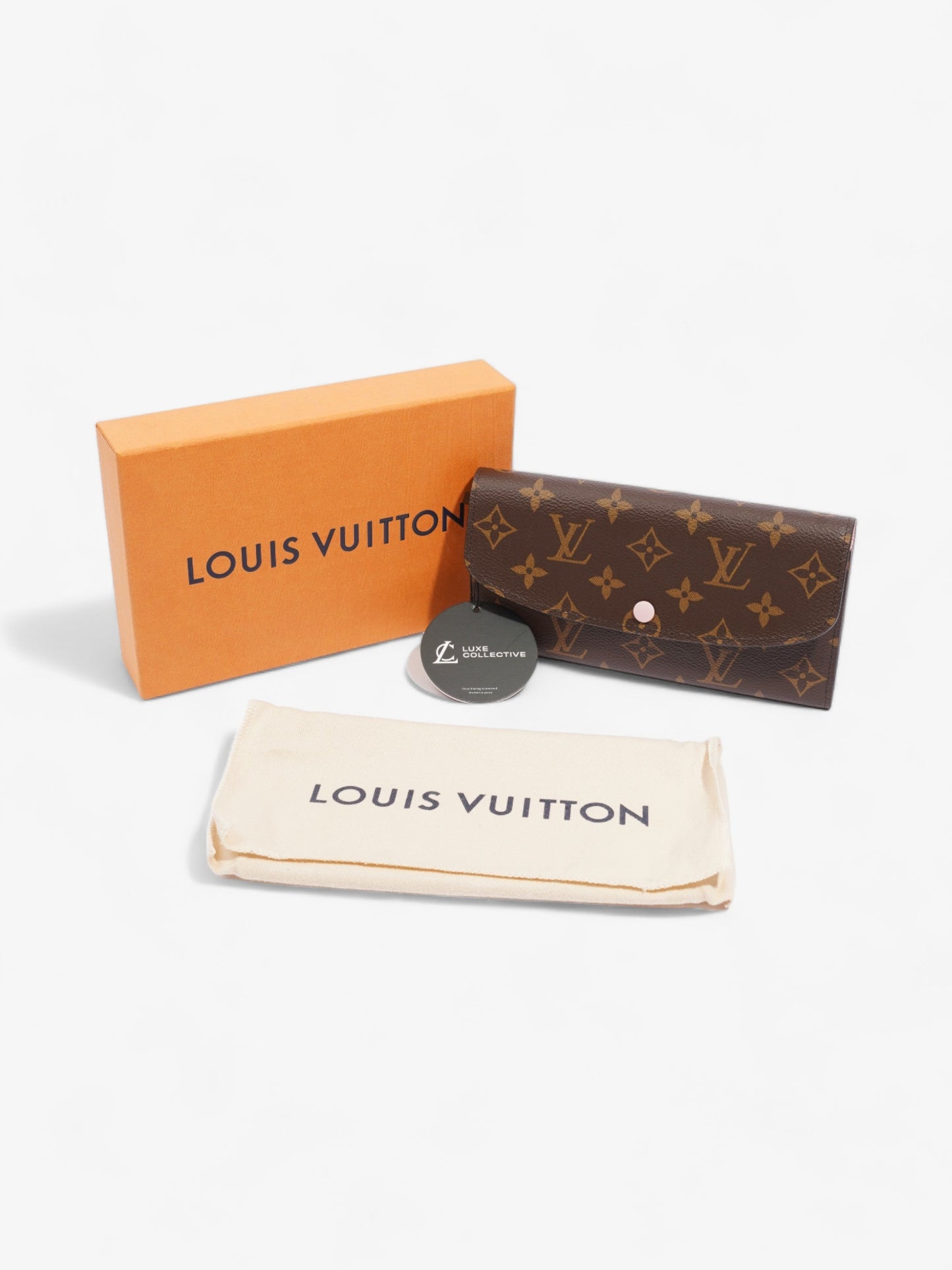 Louis Vuitton Emilie Monogram / Rose Ballerine Coated Canvas
