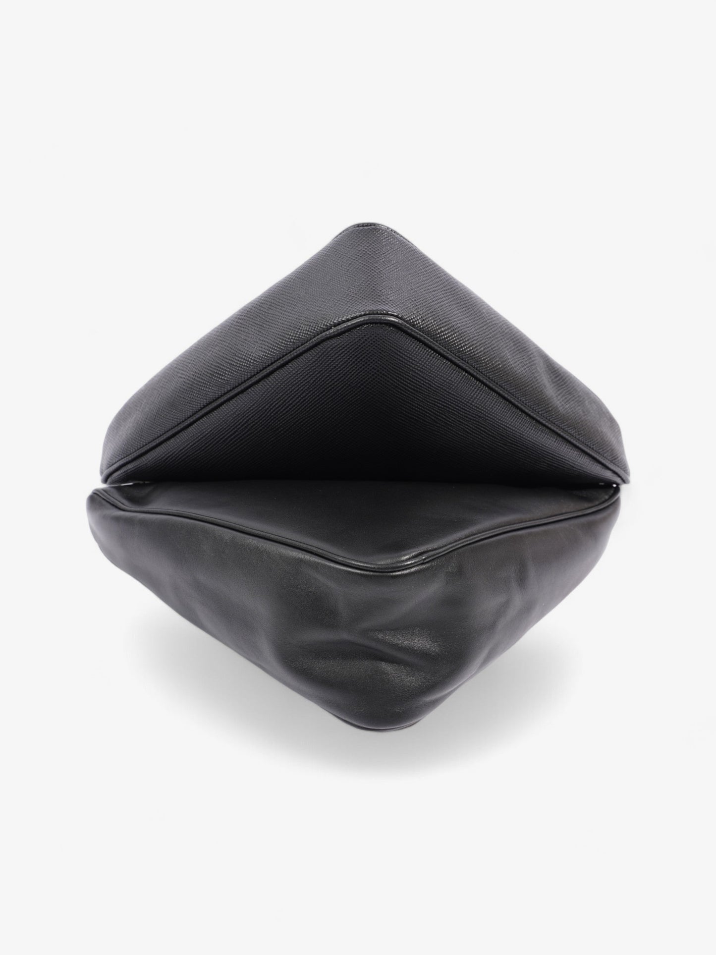Prada Triangle Bag Black Saffiano Leather