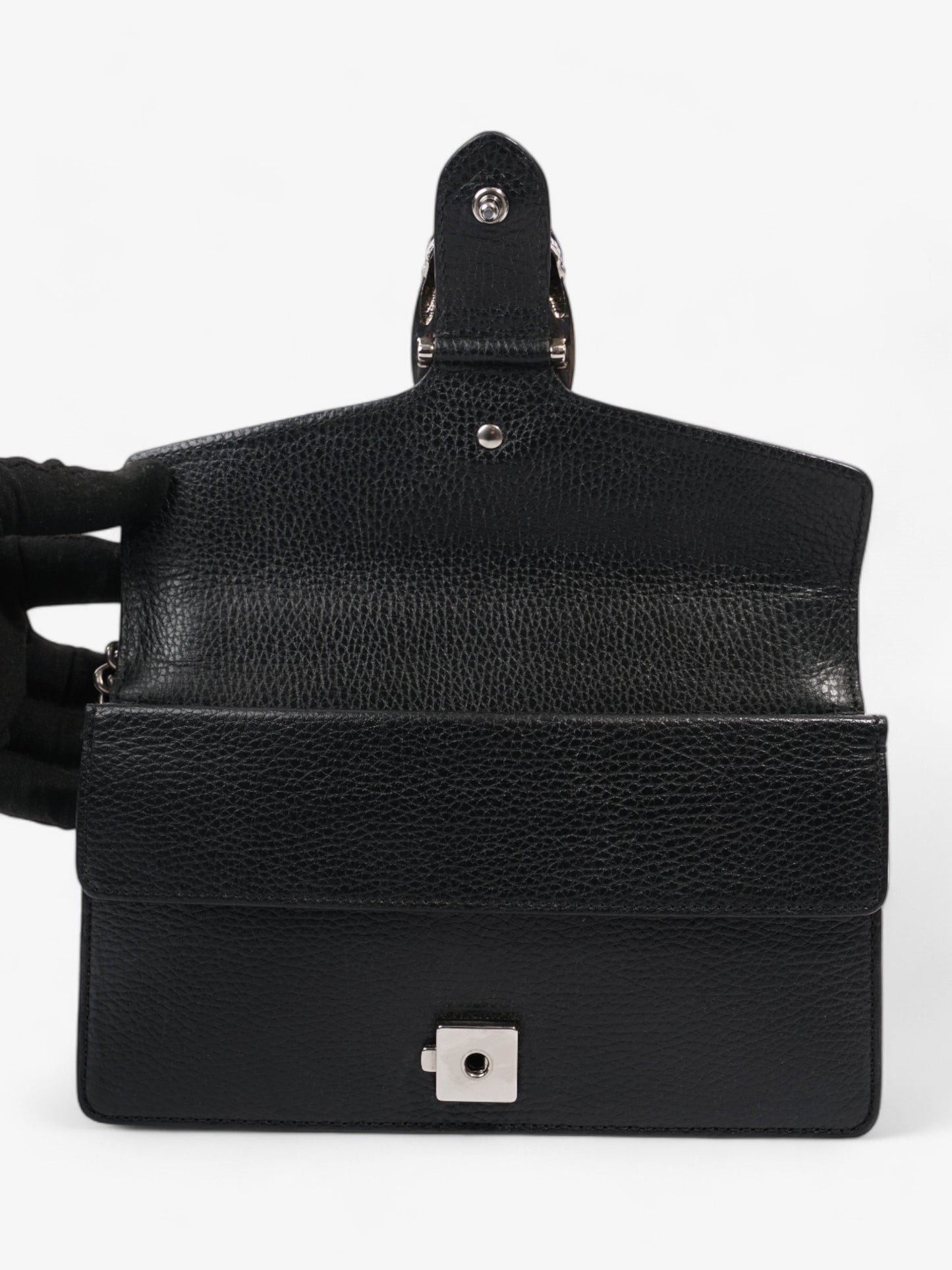 Gucci Dionysus Black / Blue Calfskin Leather Small