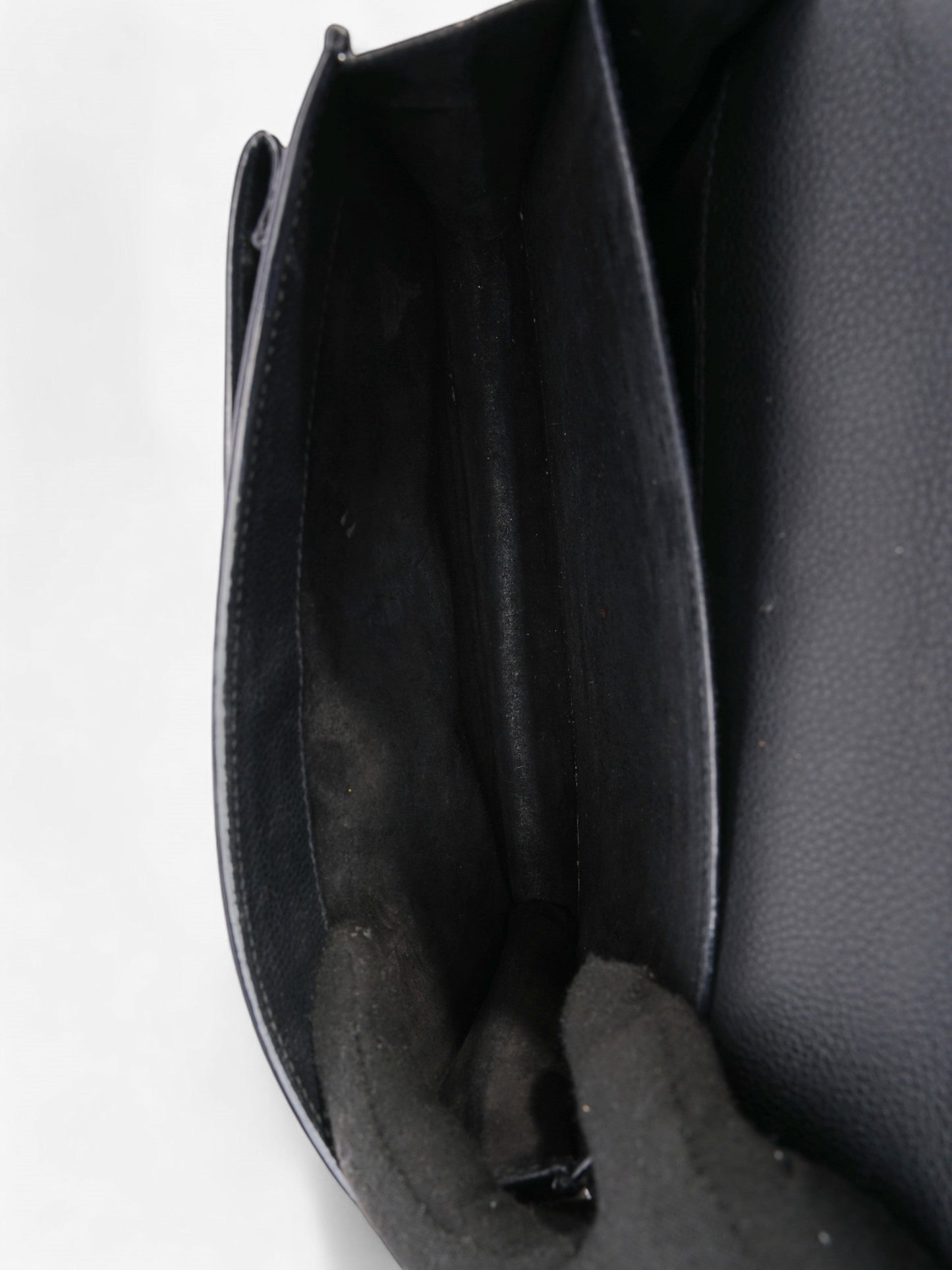 Saint Laurent Sunset Black Leather Medium