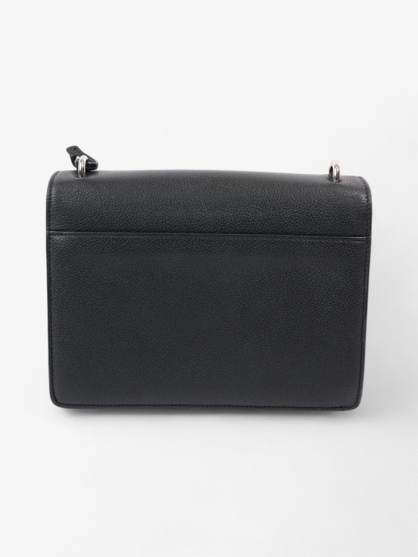 Saint Laurent Sunset Black Leather Medium