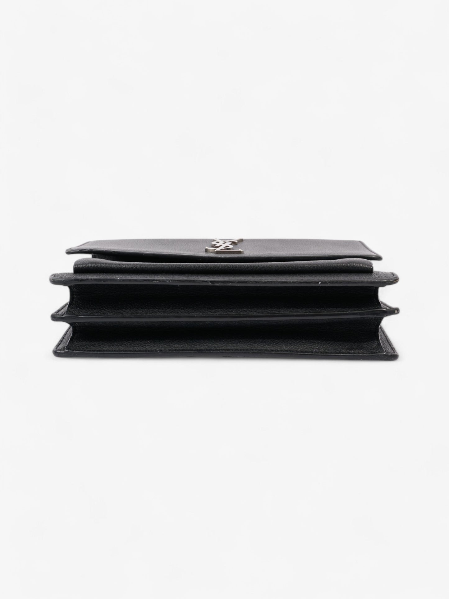 Saint Laurent Sunset Black Leather Medium